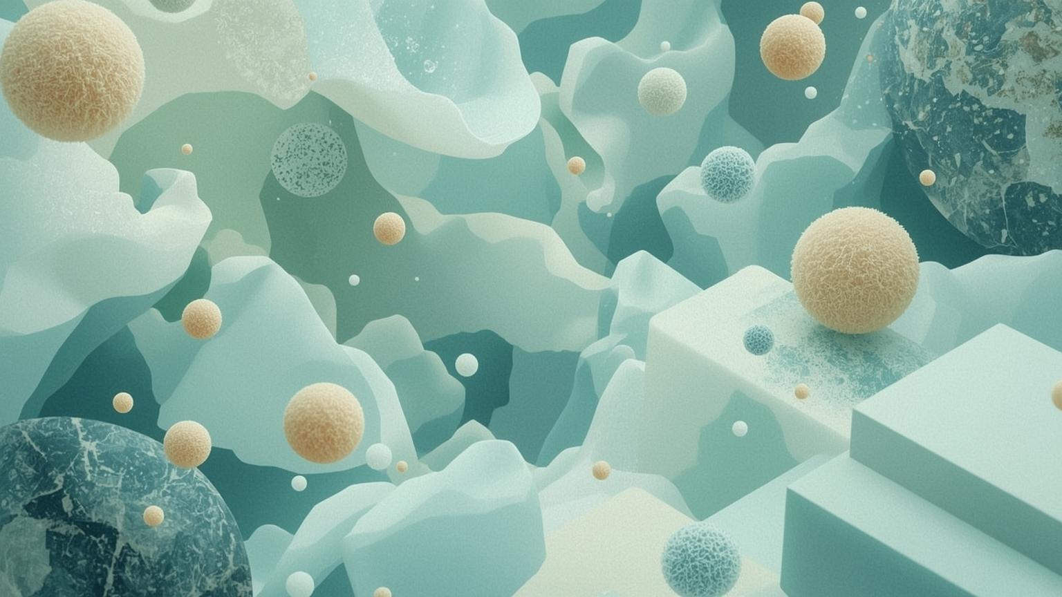 Illustration isométrique symbolisant les approches cognitives et les pratiques de relaxation pour apaiser un mental très actif