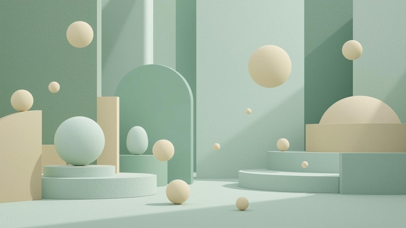 Illustration en flat design montrant un espace de travail apaisant pour symboliser de petits gestes de pause mentale